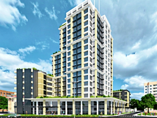 Большие 2-комнатные квартиры в новом высотном здании в центре Бургаса